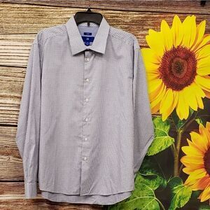 Egara Men's long sleeve trim fit dress shirt XL